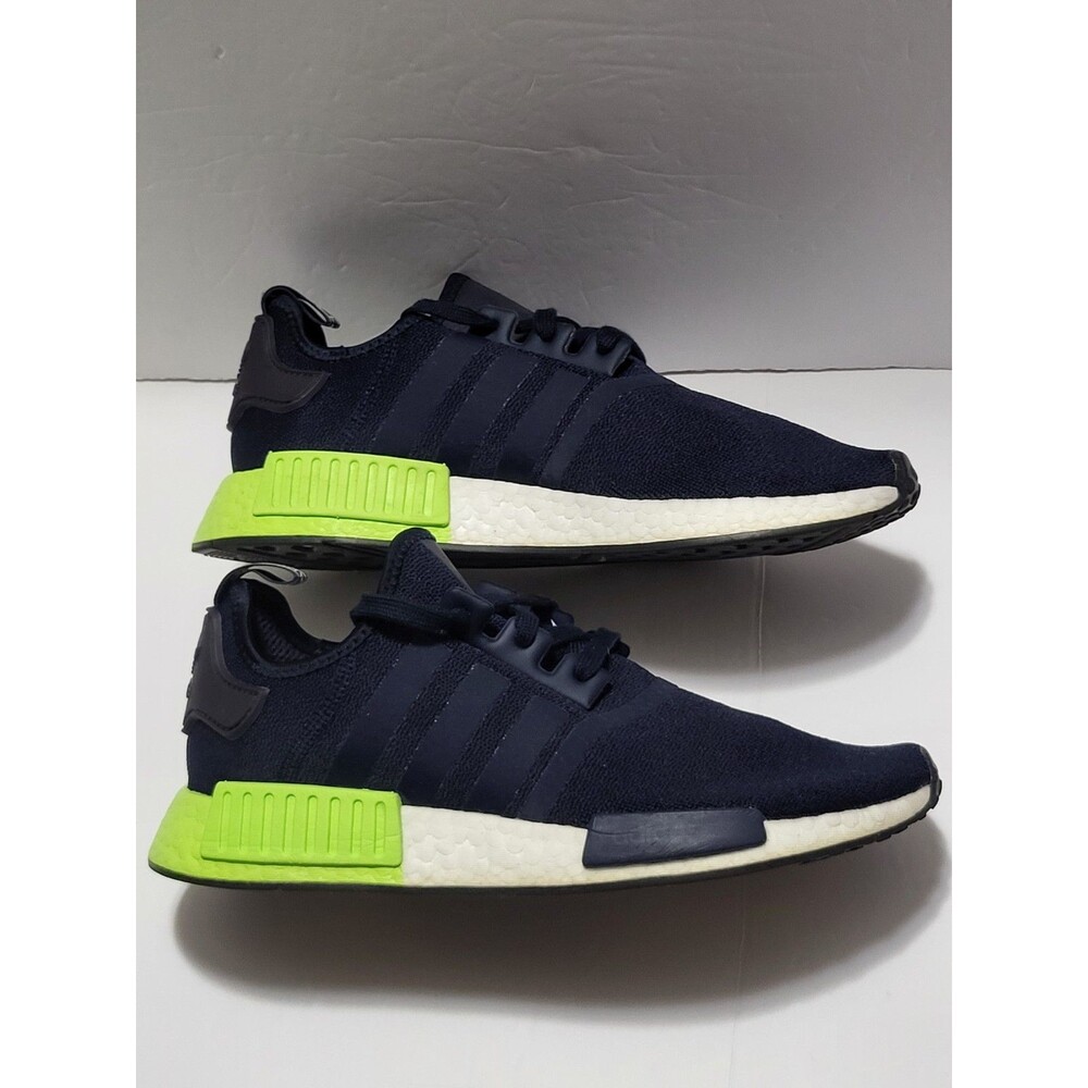 adidas NMD R1 Legend Ink Hi-Res Yellow White EE5108 Men SZ 9 No Sole
